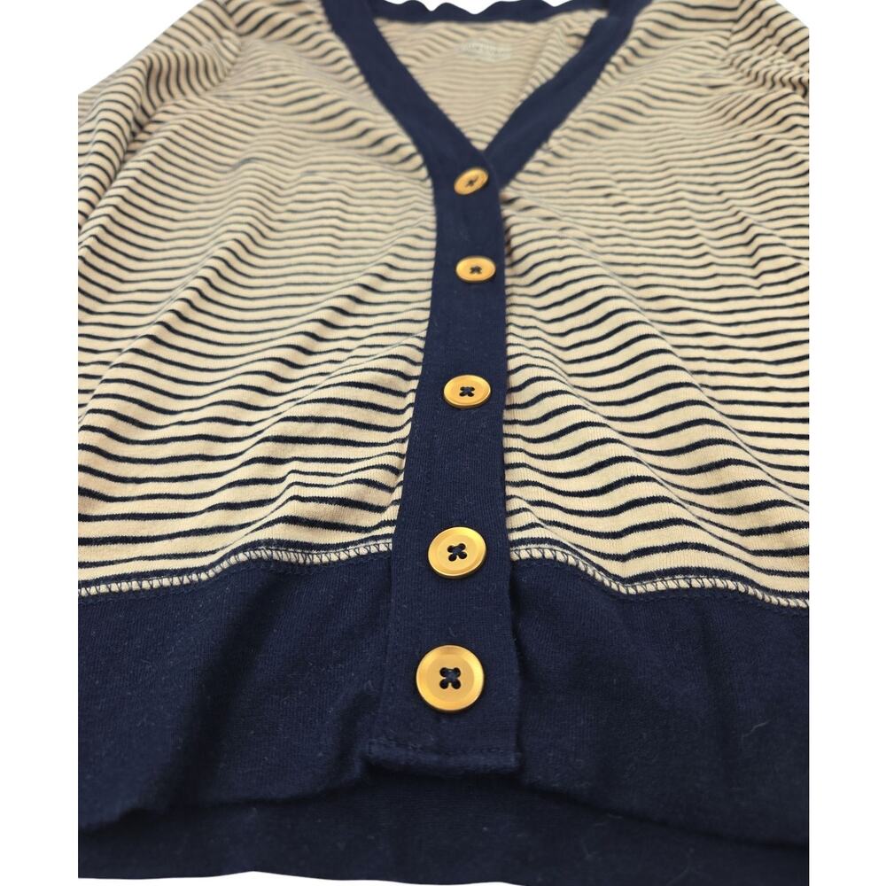 J.Crew | Striped, Perfect Fit Cardigan Sweater | Size XXS - Picture 2 of 4